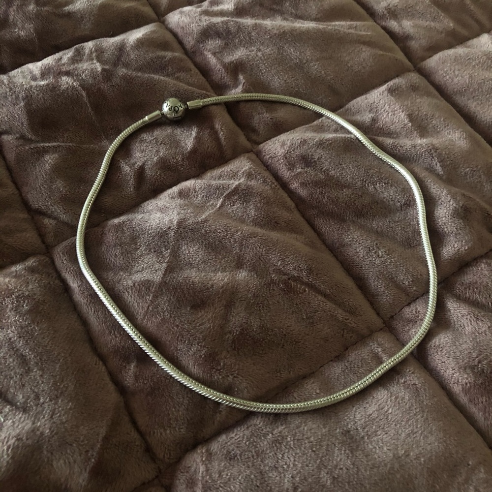 Pandora SterlingSilver Barrel Clasp Necklace Chain